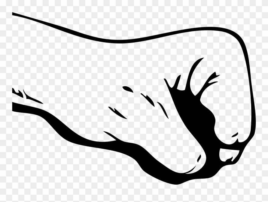 Big Image - Punching Fist Png Clipart