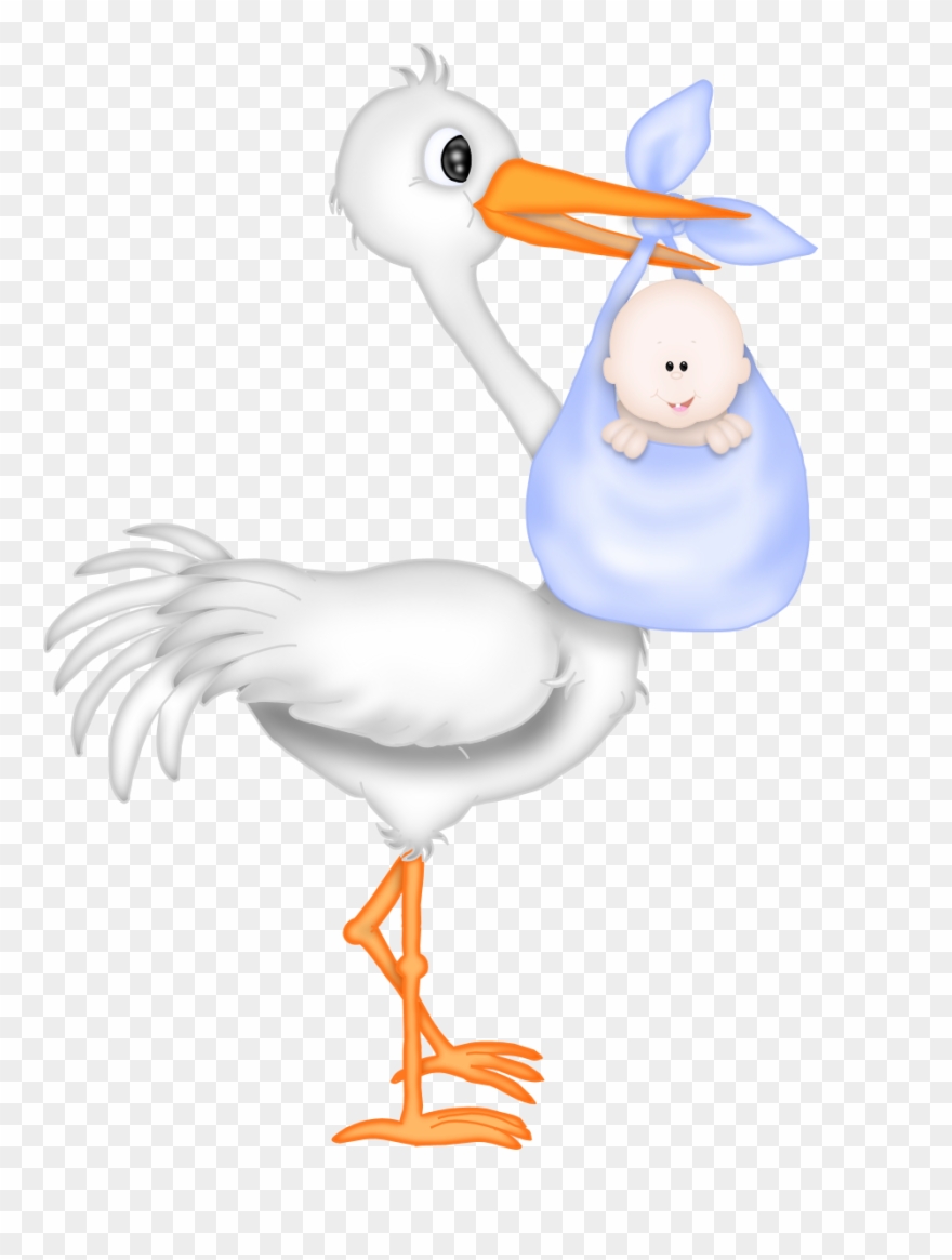 Does Your Have The Baby Shower Scratch - Baby Shower Stork Clipart