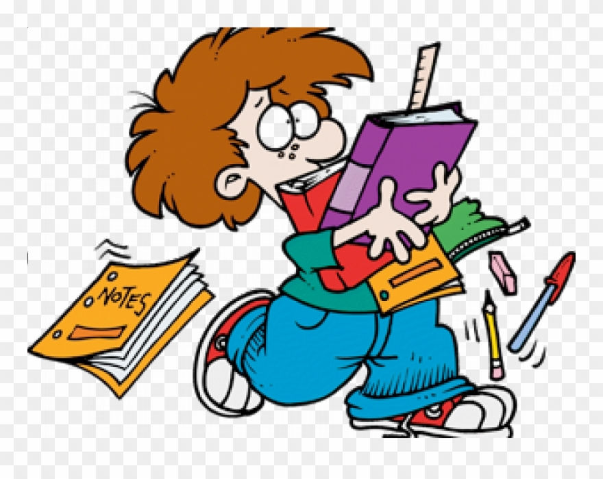 Running Late - Getting Late To School Clipart