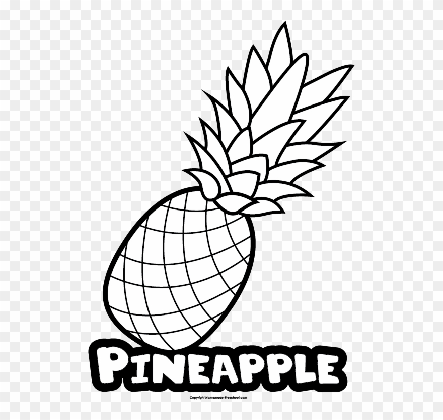Pineapple Clipart Name - Clip Art - Png Download