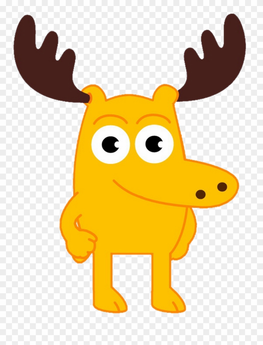 Cartoon Characters And Zee Merrick S Animal - Moose A Moose And Zee Clipart