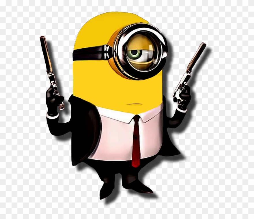 Agent Minions Know Your Meme - Minion Halloween Png Clipart