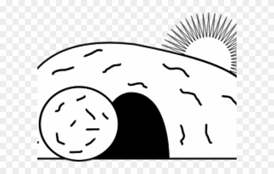 Cavern Clipart Dark Cave - Cave Black And White Png Transparent Png