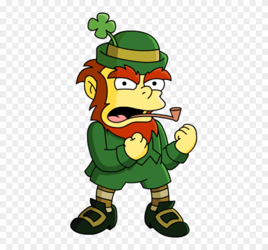 Yo Whatsup My Peeps Aka Mrs - Leprechaun Simpsons Clipart
