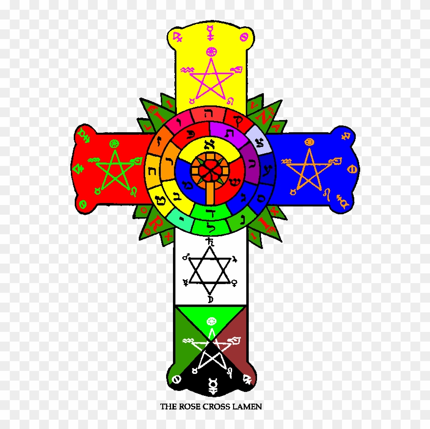 Rosy Cross Color - Rosy Cross Clipart