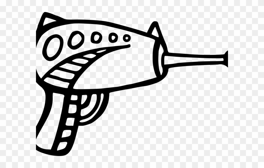 Phoenix Clipart Ray Gun - Alien Blaster Tshirt Pew Ray Laser Gun Science Fiction - Png Download