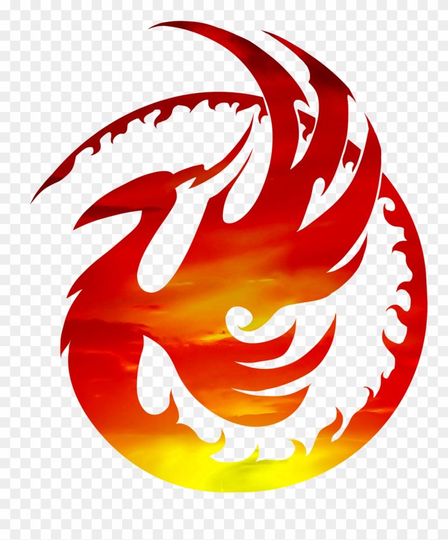Logo Phoenix - Fire Phoenix Logo Png Clipart