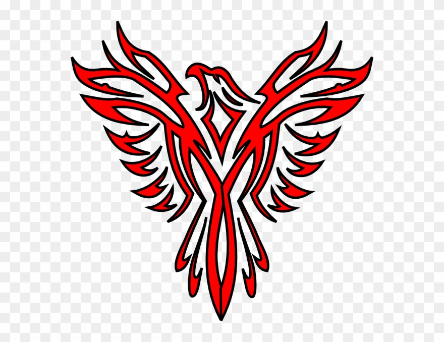 Red Phoenix Clipart