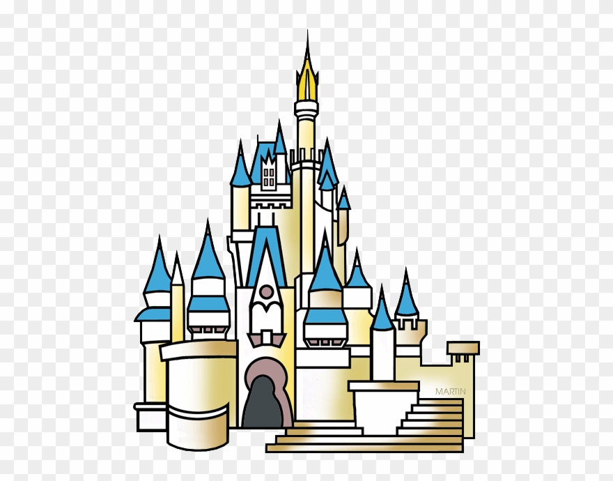 Disney Castle Clipart Gif - Png Download