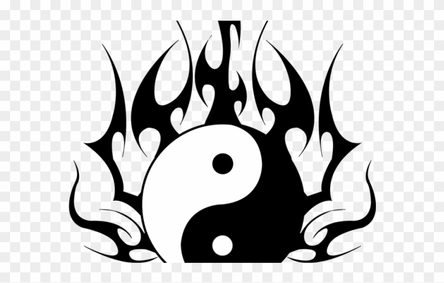 Yinyang Tattoos Clipart Capricorn - Tatuajes De Yin Yang - Png Download