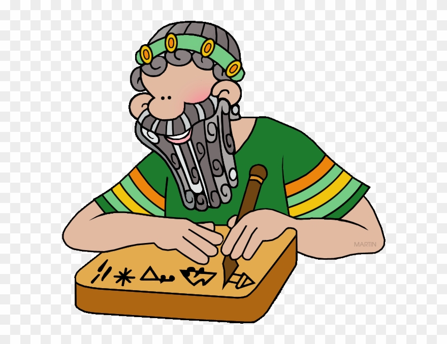 Scribe - Code Of Hammurabi Clipart - Png Download