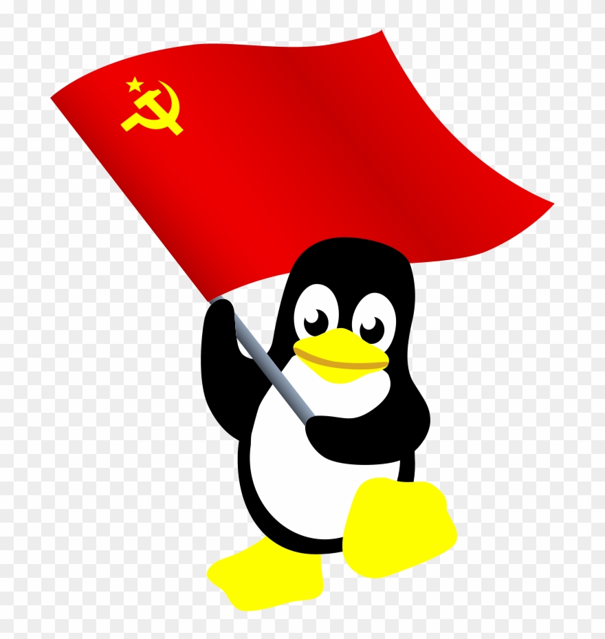 Hip Hop Tux Clipart, Vector Clip Art Online, Royalty - Commie Tux - Png Download