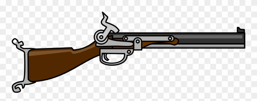 Revolver Rifle Firearm Shotgun - Shot Gun Clip Art - Png Download