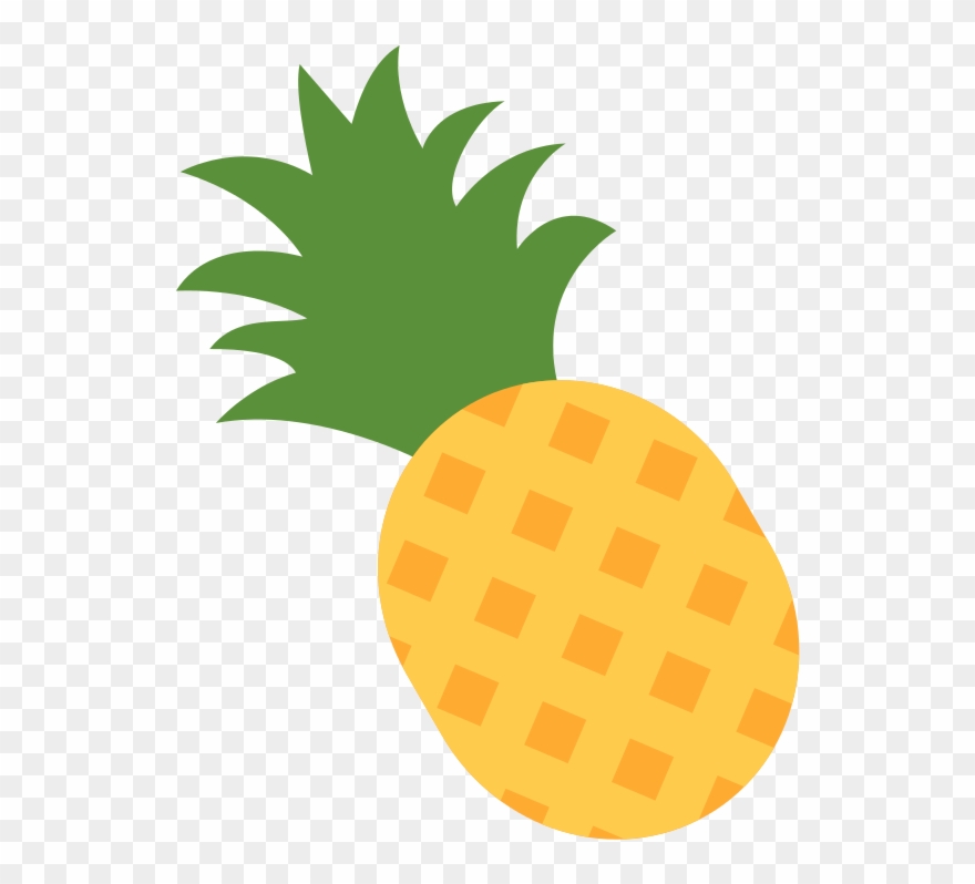 Free Pineapple Svg - Emoji De Piña Clipart