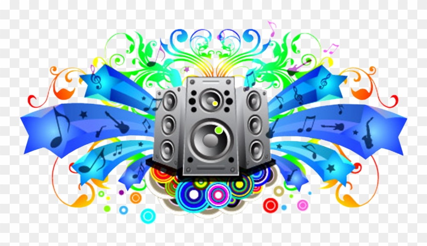 Music Brushes Effects ~ Lunafy3-tutorial - Vector Transparent Speaker Png Clipart