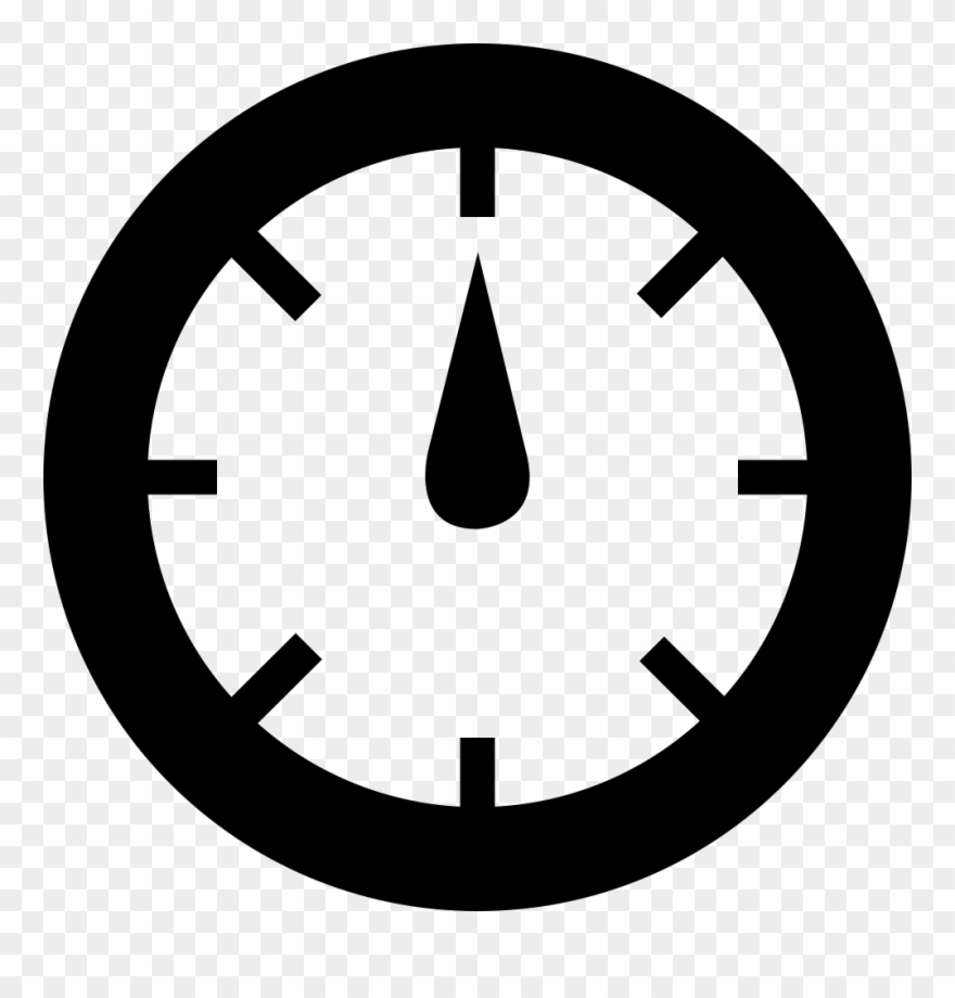 Png File - Clock Icon Png Black Clipart