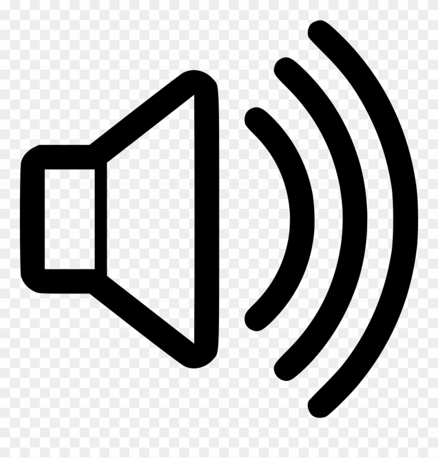 980 X 982 3 - Sound Icon Png Clipart