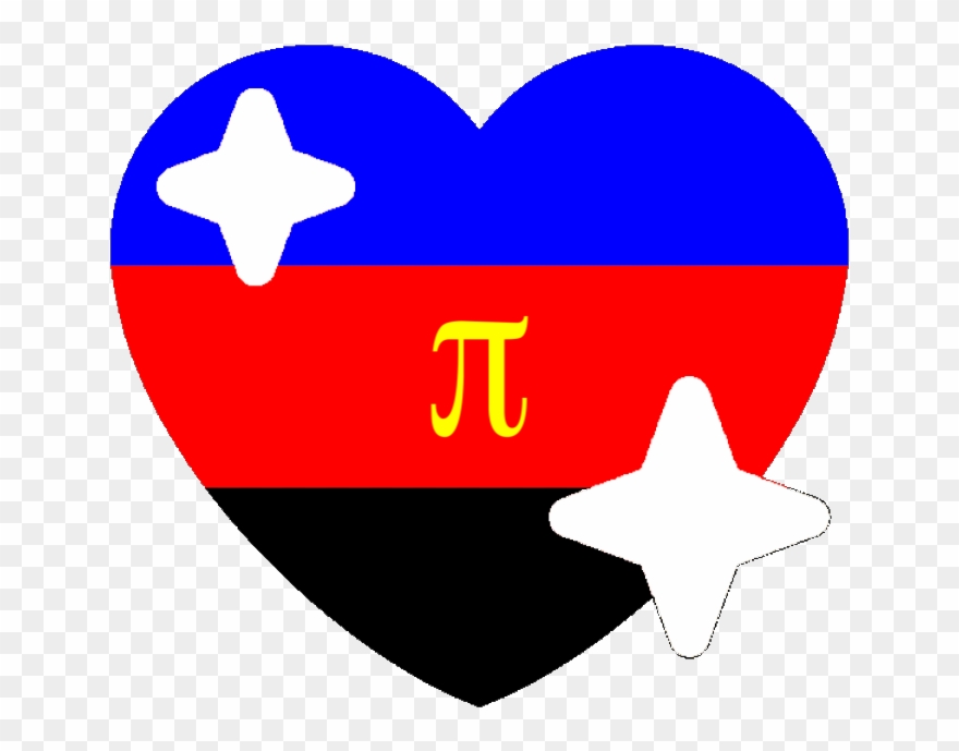 Polyamorous Sparkle Heart Discord Emoji - Transparent Pride Hearts Clipart