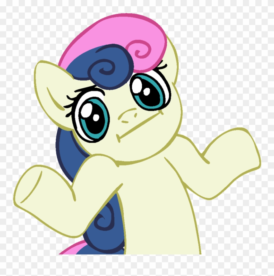 Rainbow Dash Pinkie Pie Twilight Sparkle Mammal Vertebrate - Pony Shrug Clipart