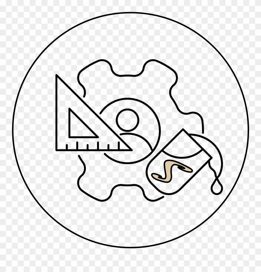 Tailor Made - Line Art Clipart