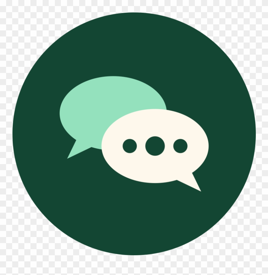 Communicationicon - Black Circle Clipart