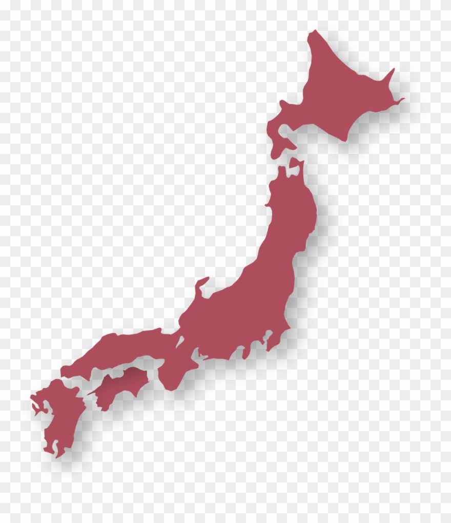 Japan - Japan Map Black And White Clipart