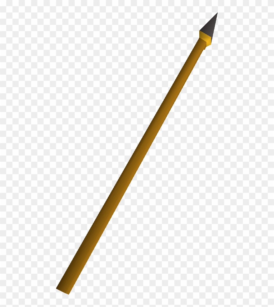 Gilded Spear - Gold Spear Transparent Clipart