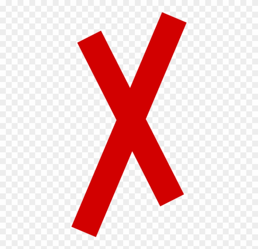 Cross Mark Clip Art At - Png Download