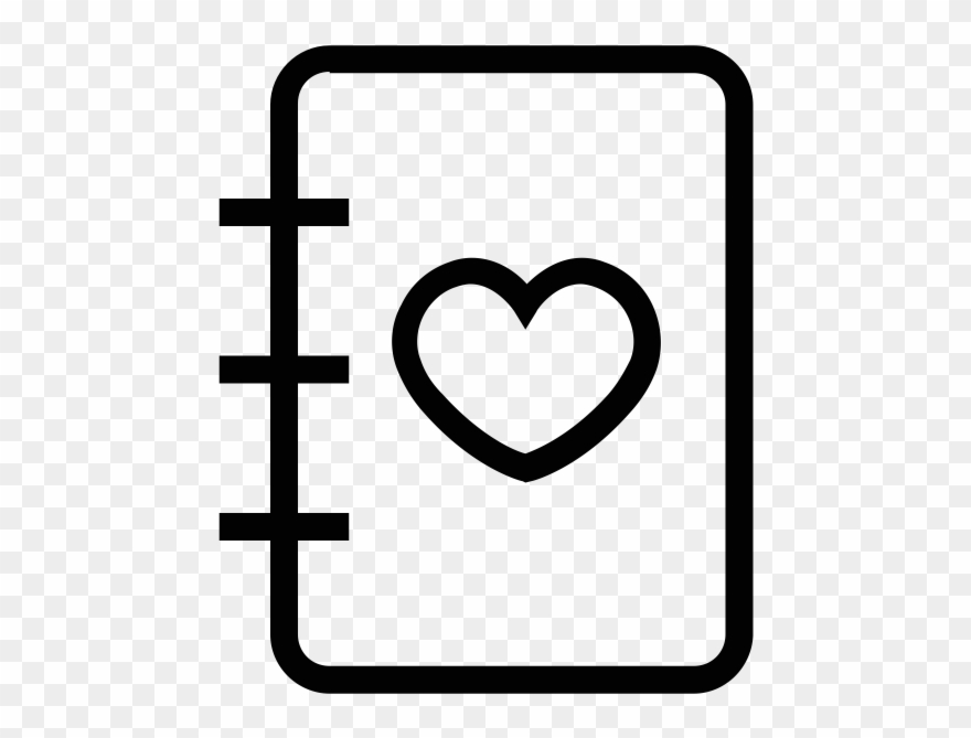 Heartjournal - Agenda Svg Clipart