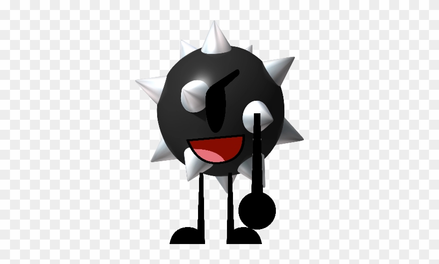 Spiked Ball - New Super Mario Bros Wii Clipart