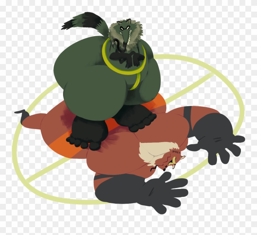Sumo Ring Mat - Cartoon Clipart