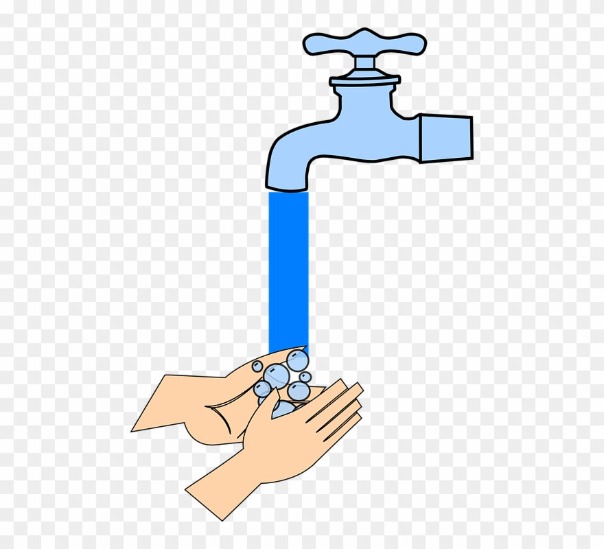 Clipart Of Wash, Hand Was And Clean Hand - Png Download