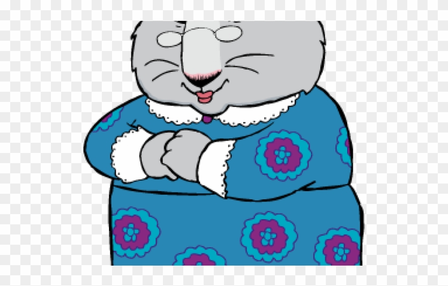 Living Room Clipart Grandmother House - Grandma From Max And Ruby - Png Download