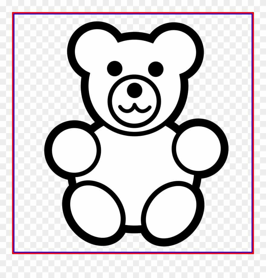 The Best Ideas How - Simple Bear Drawing Cute Clipart