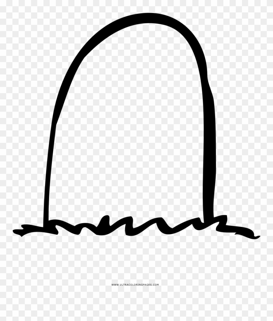 Grave Coloring Page - Arch Clipart