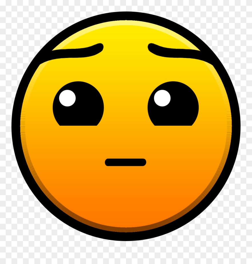Hard - Hard Difficulty Geometry Dash Clipart