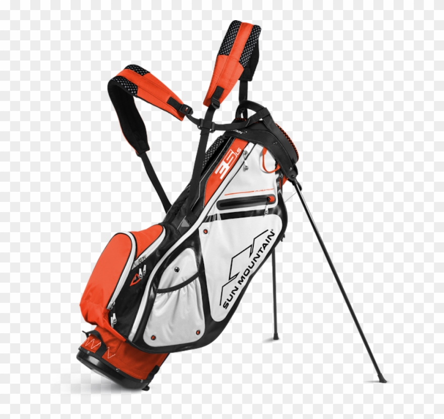 New Sun Mountain Lightweight Series Golf Bags - Sun Mountain Stand Bag Orange Clipart