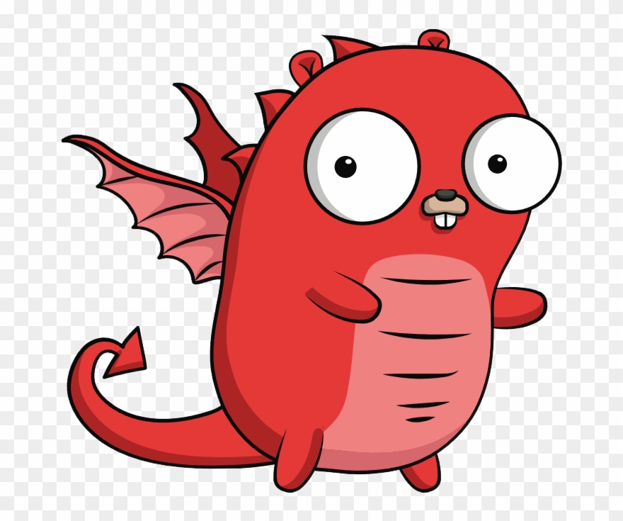 Gopher Dragon Clipart - Cartoon - Png Download