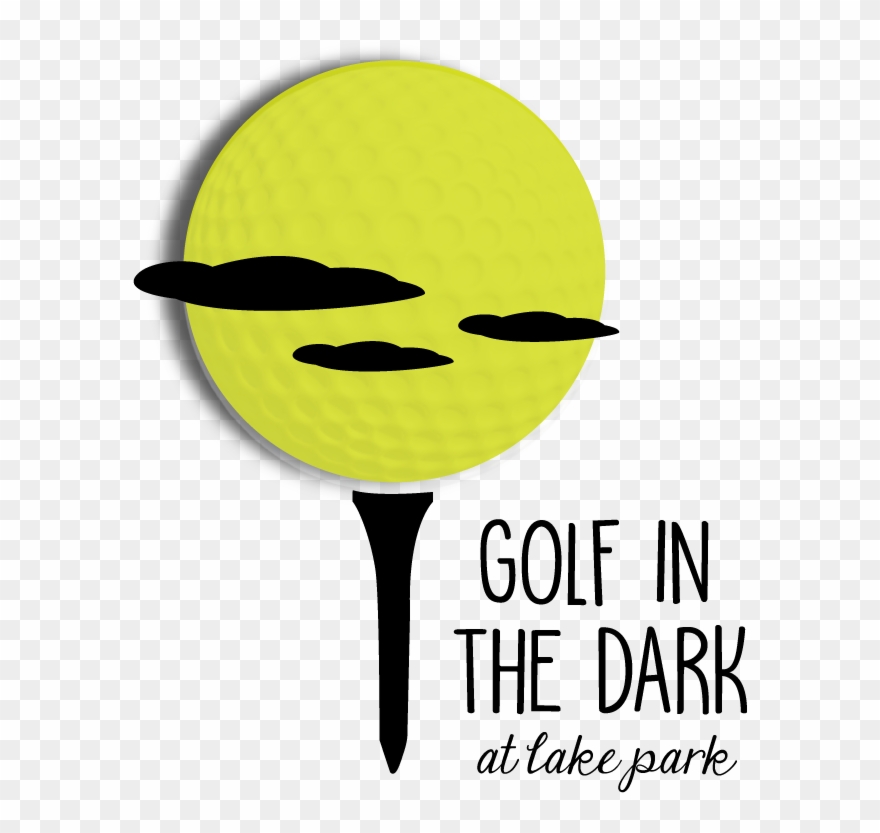 2018 Golf In The Dark At Lake Park - Cartoon Clipart