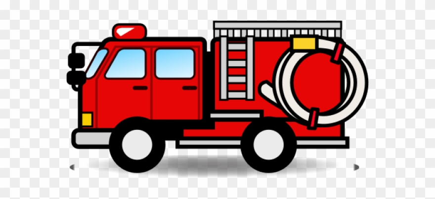 Fire Truck Clipart Emoji Fire - Fire Car Png Emoji Transparent Png