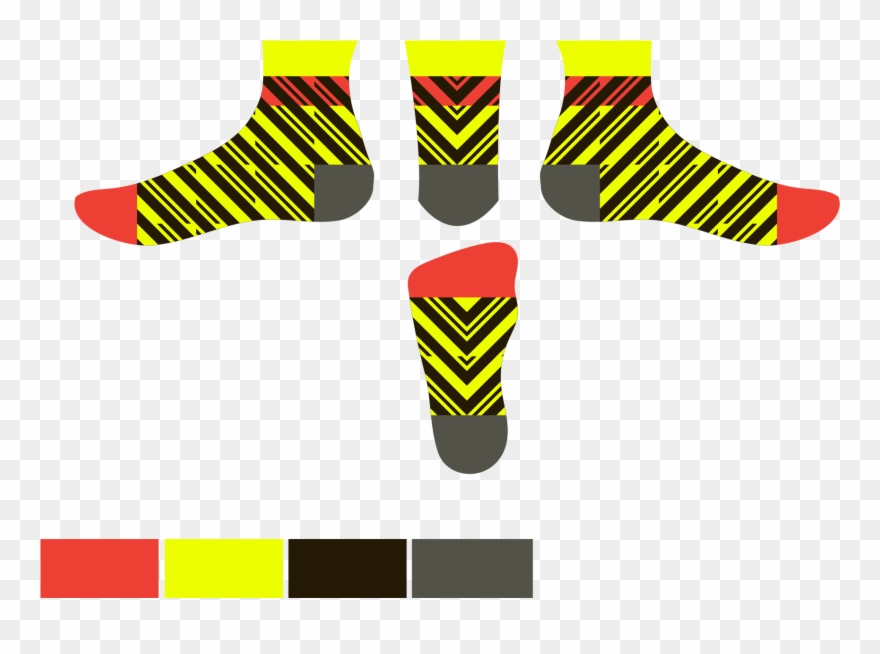 The Socks Are Currently Being Manufactured In Italy - Hockey Sock Clipart