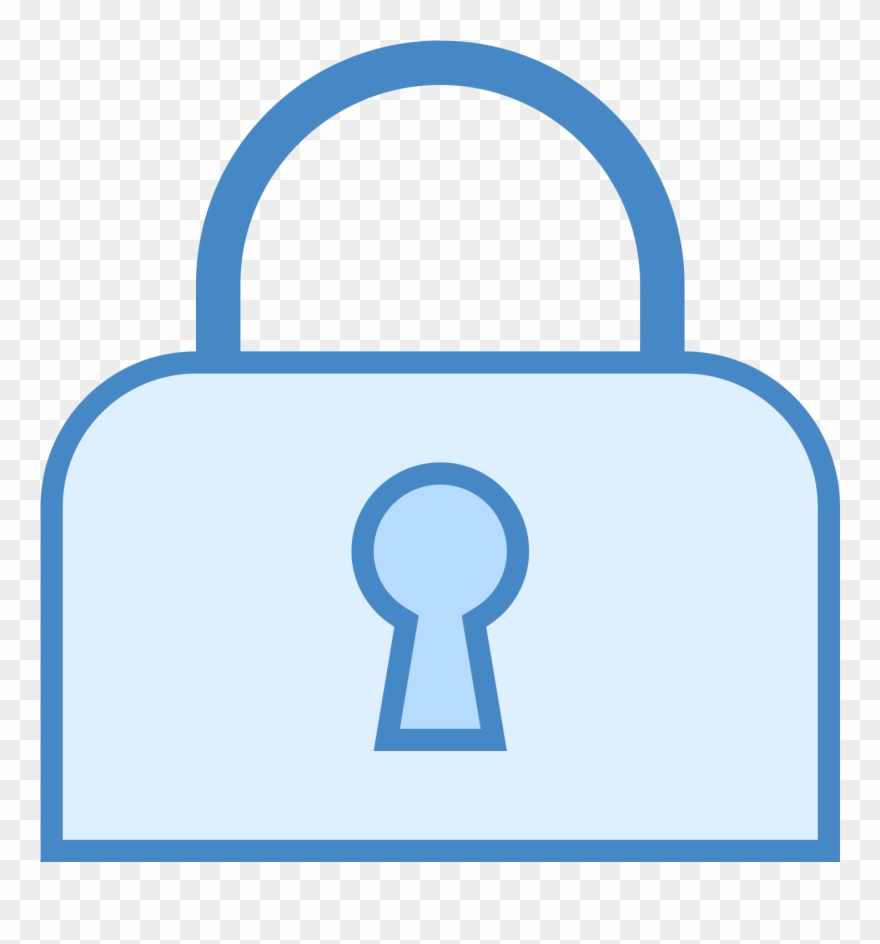 White Lock Png - Label Clipart