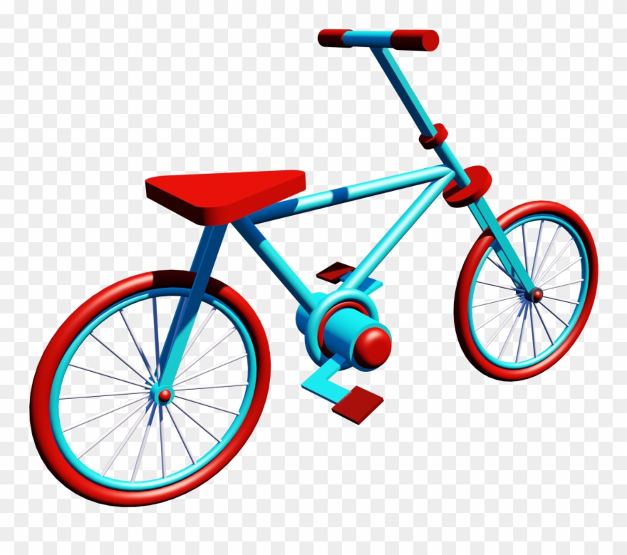 C4d Cartoon Bicycle Poster Advertising Element - Bmx Bike Clipart