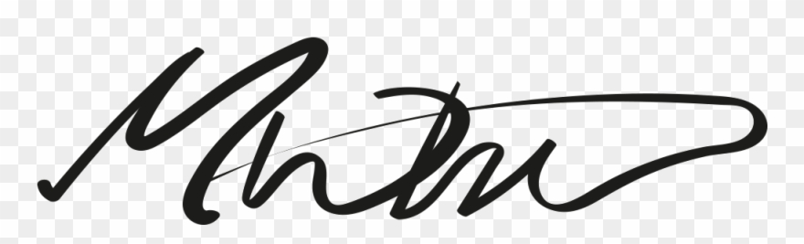 Author Signature - Calligraphy Clipart