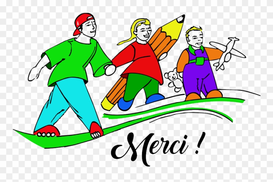 Merci Png - Cartoon Clipart