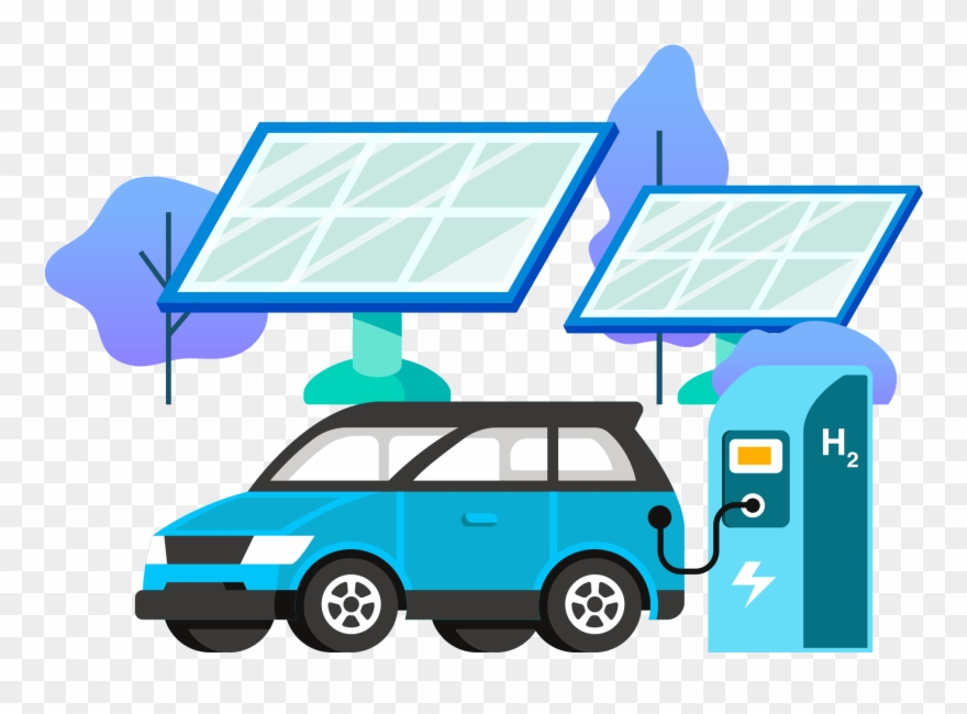 Solar Hydrogen Production - Solar Panel Clipart