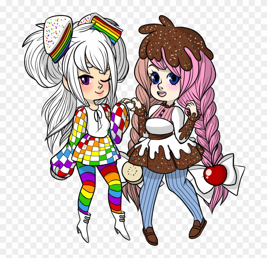 Theyre Supposed To Be Like Rainbow Cake And A Banana - Cartoon Clipart