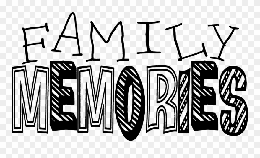 Word Art World - Family Memories Word Art Clipart