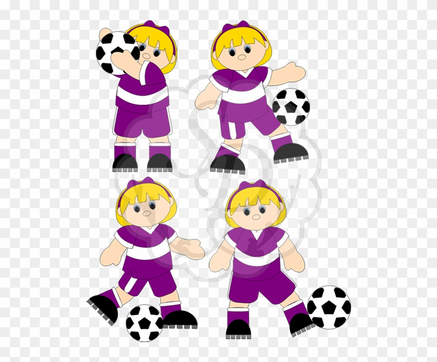 Soccer Girls Clipart