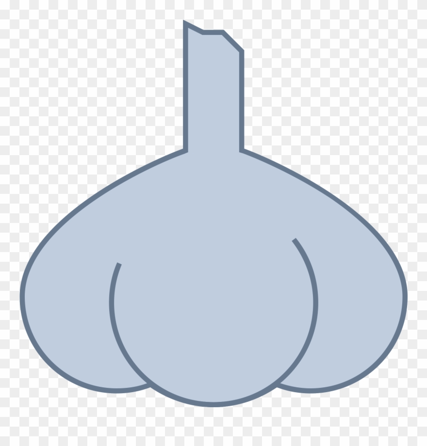 The Icon Is A Simple Depiction Of A Head Of Garlic - Happy Monster Band Clipart